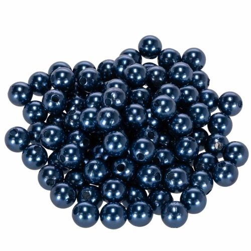 Perles décoratives Ø10mm bleues 115 pcs