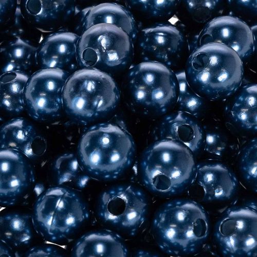 Perles décoratives Ø10mm bleues 115 pcs | Floristik24.be