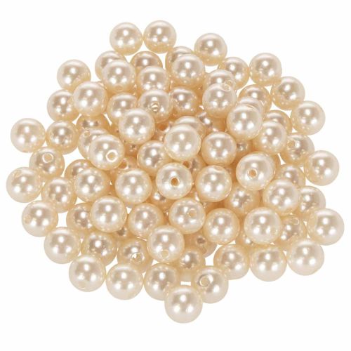 Perles décoratives Ø10mm champagne 115 pièces acheter | Floristik24.be