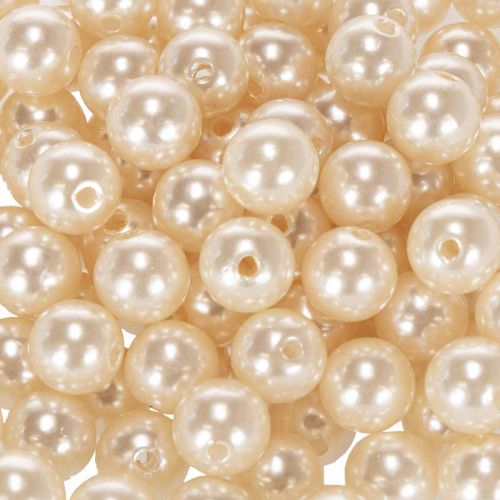 Perles décoratives Ø10mm champagne 115 pièces | Floristik24.be