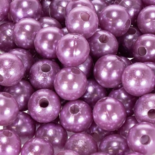 Perles décoratives Ø10mm violet 115 pcs | Floristik24.be