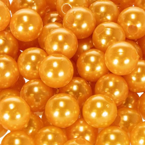 Perles décoratives Ø10mm orange 115 pcs | Floristik24.be