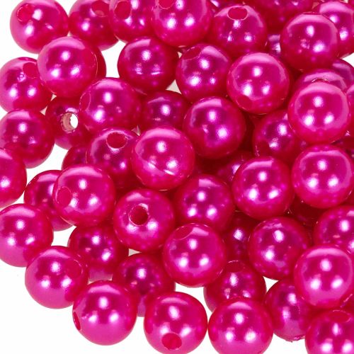 Perles décoratives Ø10mm rose 115 pcs | Floristik24.be