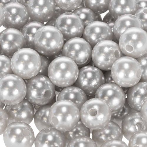Perles décoratives Ø10mm argent 115 pcs | Floristik24.be
