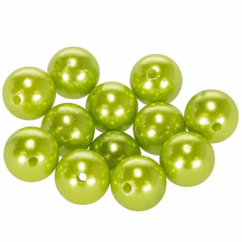 Perles décoratives Ø2cm vert pomme 12 pcs acheter | Floristik24.be
