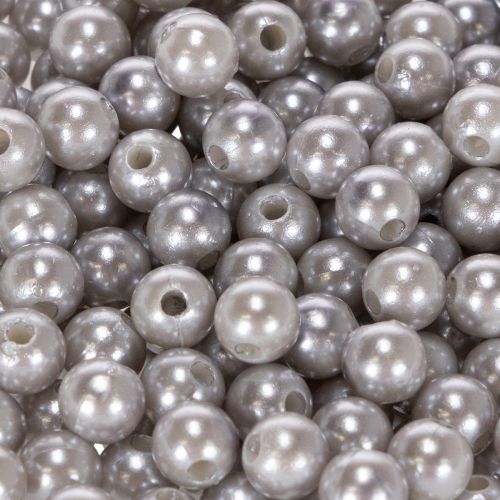 Perles décoratives Ø8mm argent 250 pcs | Floristik24.be