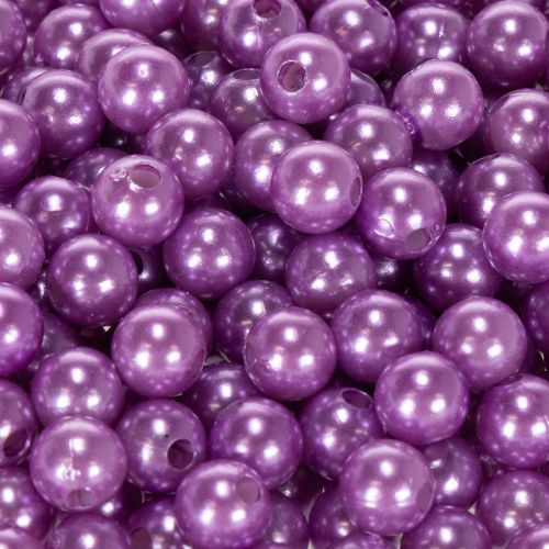 Perles décoratives Ø8mm violettes 250 pcs | Floristik24.be