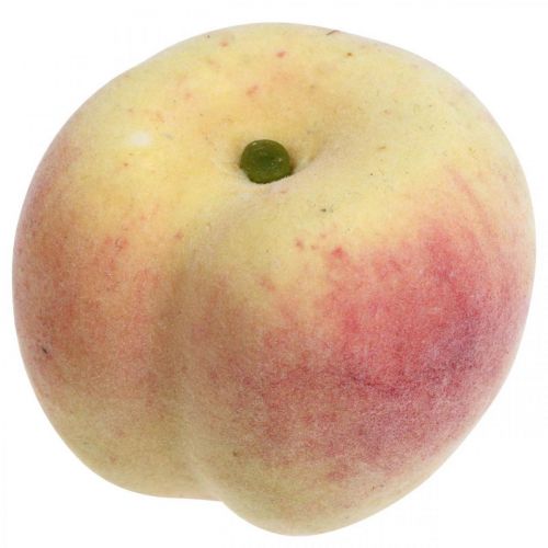 Floristik24 Fruit artificiel pêche déco Ø7,5cm