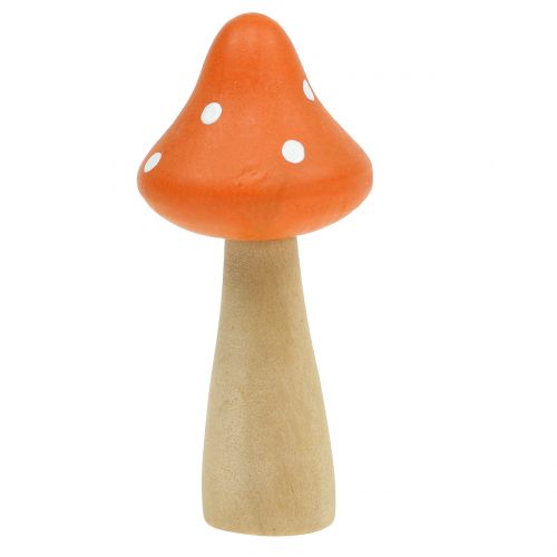 Floristik24 Champignons déco rouge, orange 5.5cm 12pcs
