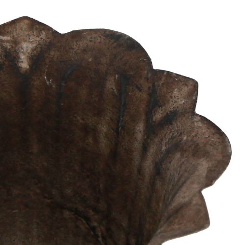 Floristik24 Coupe déco antique Mini cache-pot Gris Marron Ø12cm H13cm