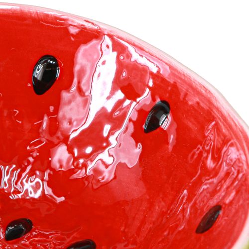 Article Coupelle en céramique Motif pastèque Déco estivale Ø15cm H6cm