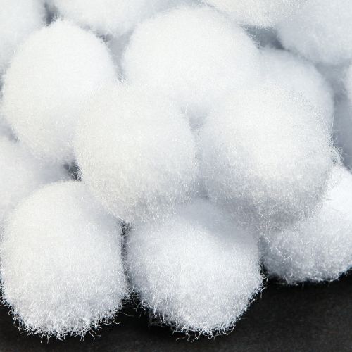 Article Boule à neige déco mini Ø2cm boules à neige blanches 400 pcs 4 sachets