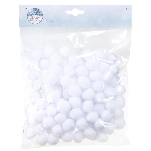 Article Boule à neige déco mini Ø2cm boules à neige blanches 400 pcs 4 sachets
