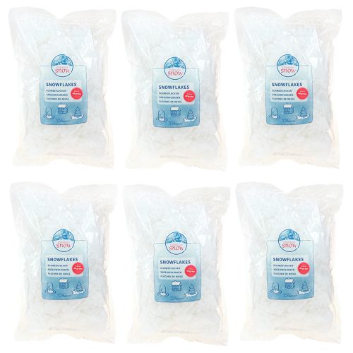 Article Flocons de neige décoratifs, neige artificielle, flocons de neige, 40 g, 3 pièces
