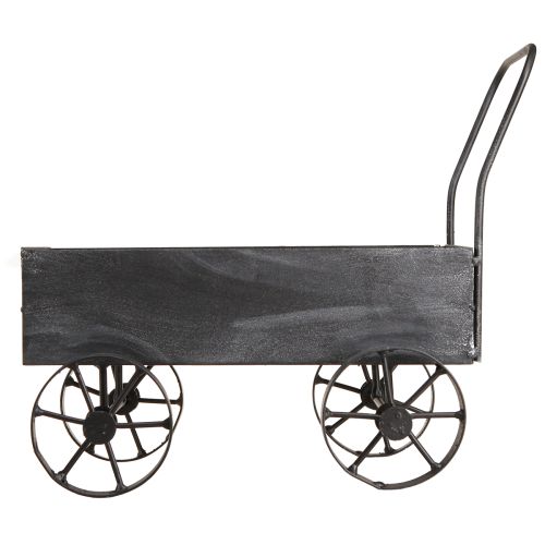 Article Brouette jardinière décorative métal anthracite L30cm