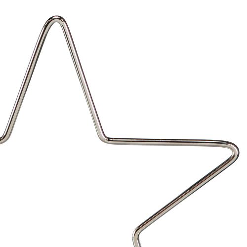 Article Étoile décorative à suspendre Étoile de Noël argent Ø15cm 6 pcs