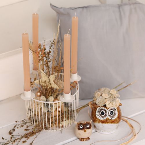 Article Étoiles à suspendre Raphia & chanvre Déco sapin 7,5cm 8pcs