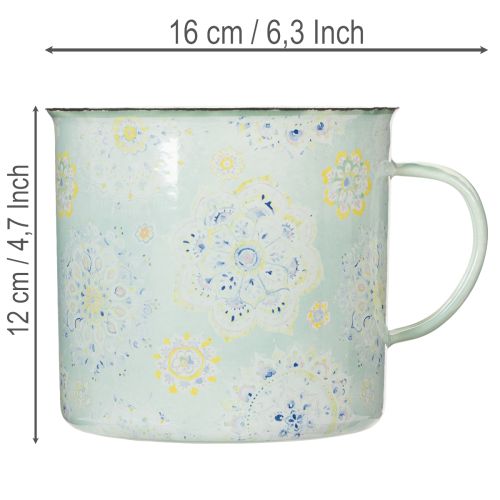 Mug décoratif, pot de fleurs,