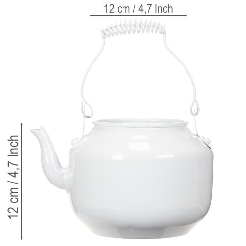 Théière décorative en métal au style vintage pour les compositions florales | Floristik24.be