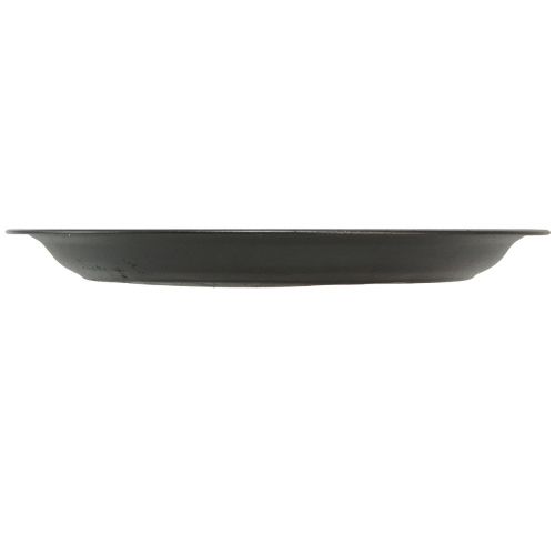 Article Assiette décorative bol en métal assiette décorative anthracite Ø26cm 5pcs