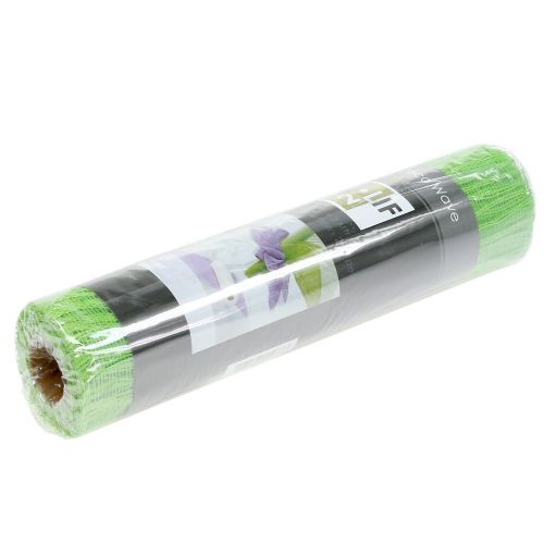 Floristik24 Charnière de table décorative tissu vert pomme 26cm x 300cm