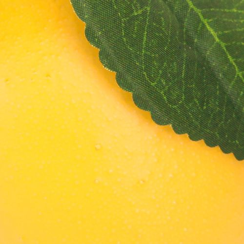 Article Citrons artificiels décoratifs 2 citrons sur une branche 16cm 3pcs