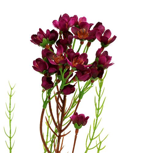 Article Branche déco avec fleurs Erika 80cm 3pcs