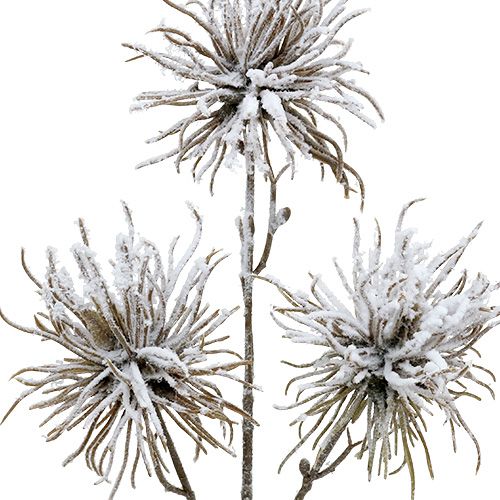 Article Branche décorative avec neige 45cm 3pcs