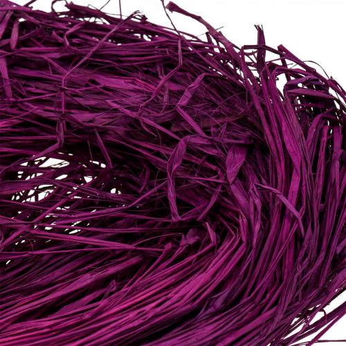 Article Raphia décoratif pour travaux manuels raphia naturel raphia violet 300g