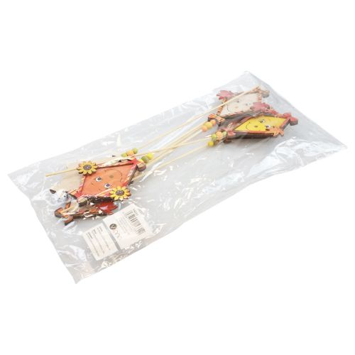 Article Bouchon en bois dragon décoratif automne décoration d&#39;automne bois 33,5 cm 6 pcs