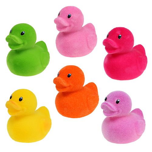 Floristik24 Décoratif cul de couleur canard. 11,5 cm 6 pièces