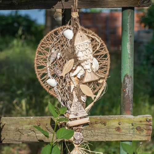 Floristik24 Déco poisson pendentif poisson en bois décoration maritime bois 6.5×19.5cm