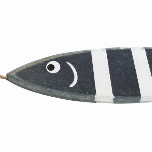 Floristik24 Déco poisson à suspendre, déco poisson en bois L29cm 2pcs