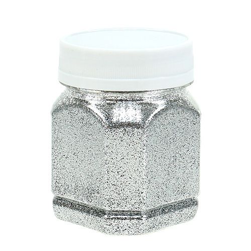 Floristik24 Guirlande décorative argent 115g