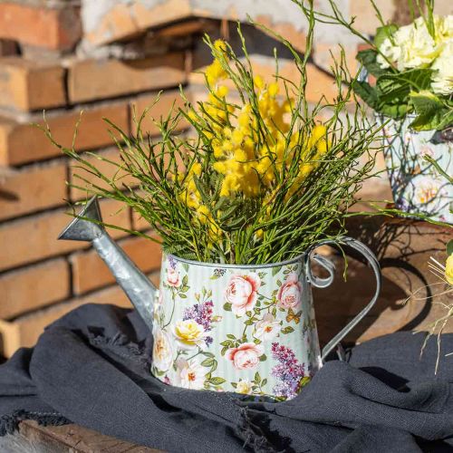 Floristik24 Arrosoir décoratif maison de campagne en métal à planter H16cm