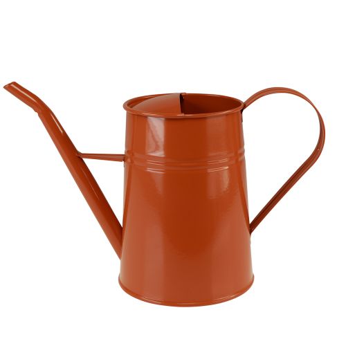 Floristik24 Arrosoir décoratif décoration métal marron orange 1,7L H23cm