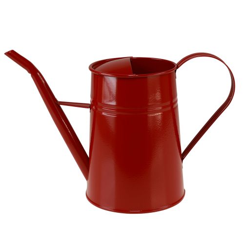 Article Arrosoir décoratif arrosoir d&#39;intérieur en métal rouge 1,7L H23cm