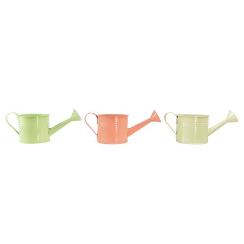 Article Arrosoir décoratif couleurs pastel métal Ø11cm H10cm 8 pcs