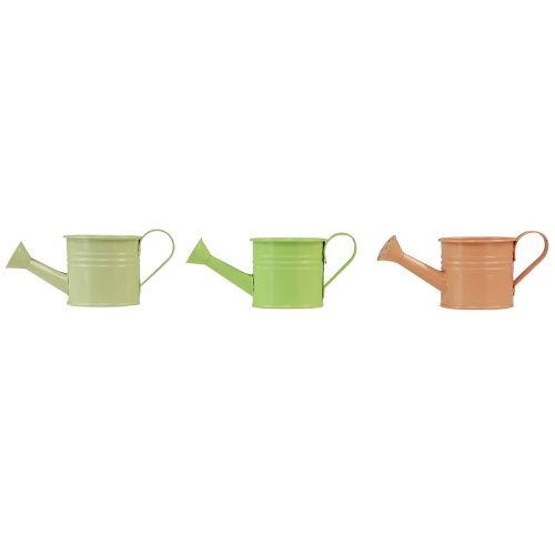 Article Arrosoir décoratif jardinière métal coloré 16,5x7cm 8 pcs