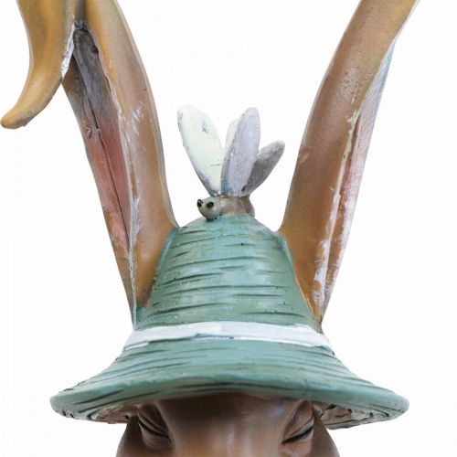 Déco lapin lapin buste décoration figure tête de lapin 18cm