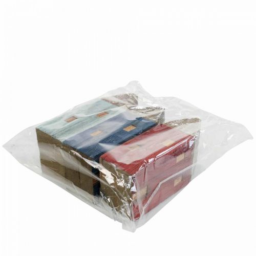Floristik24 Déco Maisons Bois Shabby Chic Déco Maritime H14cm 3pcs