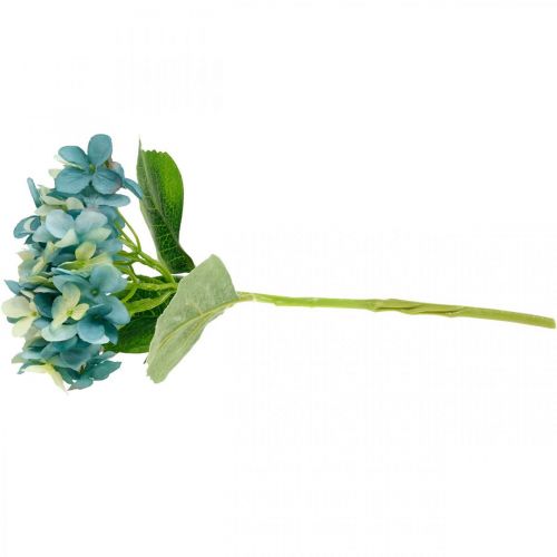 Article Hortensia décoratif bleu fleur artificielle Fleur de jardin artificielle H35cm