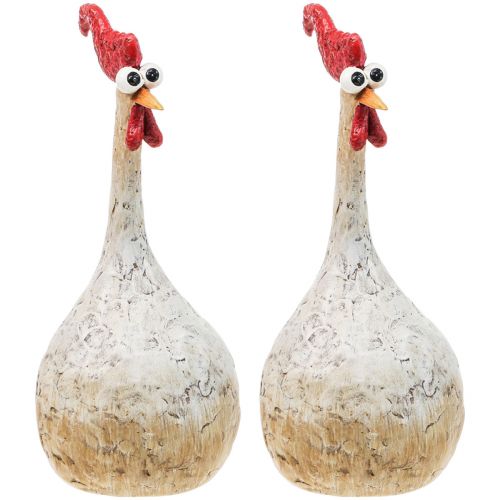 Article Décoration Poulets Décoration Figurine Décoration Pâques Poulet Drôle H26cm