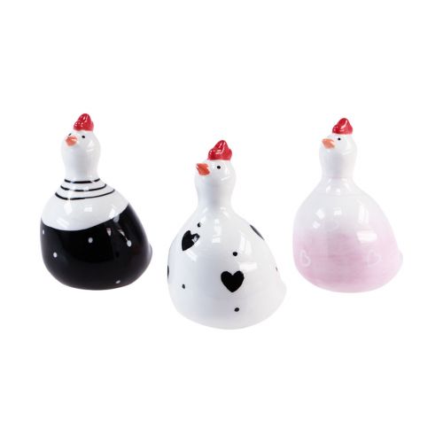 Floristik24 Poulets décoratifs Figurines de décoration de Pâques poussins 9,5 cm 3 pièces