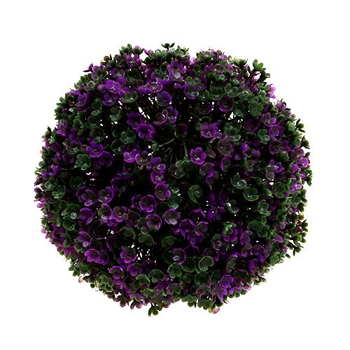 Article Boule décorative violette en fleurs boule de plante artificielle Ø15cm 1 pièce