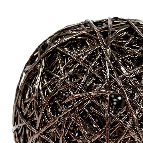 Boule déco marron foncé Ø15cm | Floristik24.be