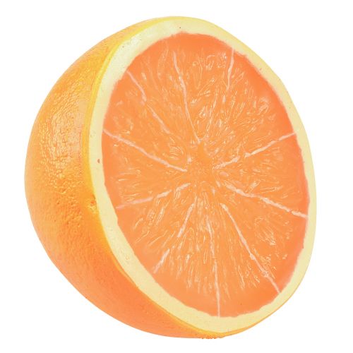 Article Oranges décoratives fruits artificiels en morceaux 5-7cm 10pcs