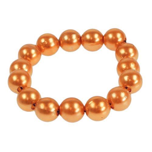 Floristik24 Perles décoratives orange 8mm 250 pcs