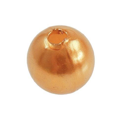 Article Perles décoratives orange 8mm 250 pcs