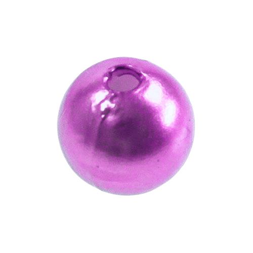 Article Perles décoratives Ø8mm violettes 250 pcs